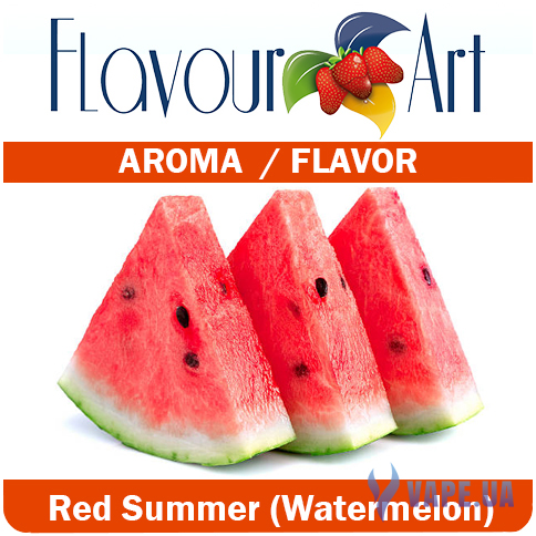 Ароматизатор FlavourArt Red Summer (Watermelon) (Арбуз), 10 мл.