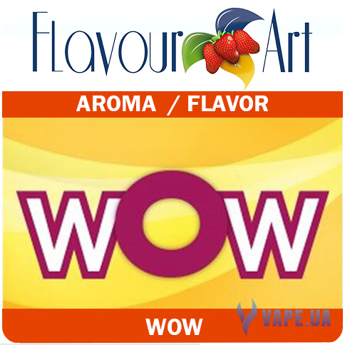 Ароматизатор FlavourArt WOW (Жареный пончик с фруктовой начинкой), 10 мл.