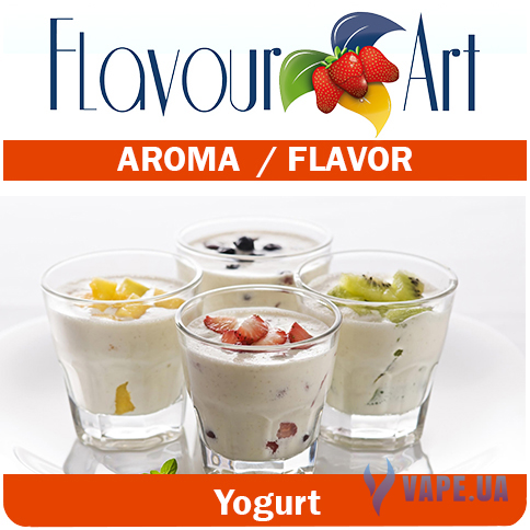 Ароматизатор FlavourArt Yogurt (Йогурт), 10 мл.