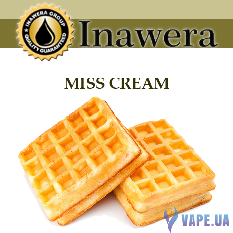 Ароматизатор Inawera Miss Cream (Вафли с кремом), 10 мл.
