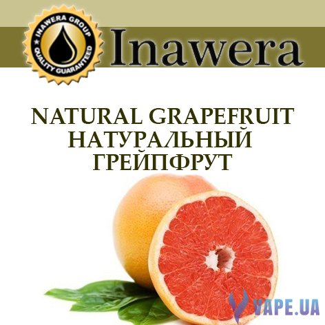 Ароматизатор Inawera Natural Grapefruit (Натуральный Грейпфрут), 10 мл.