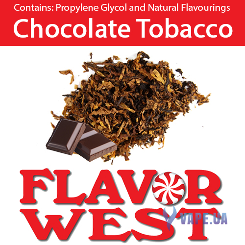 Ароматизатор FlavorWest Chocolate Tobacco (Шоколадный табак), 10 мл.