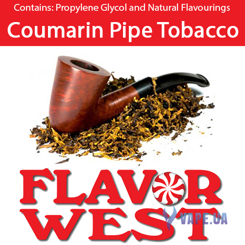 Ароматизатор FlavorWest Coumarin Pipe Tobacco (Кумариновый табак для трубки), 10 мл.