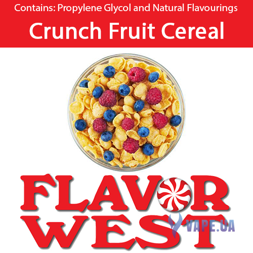 Ароматизатор FlavorWest Crunch Fruit Cereal (Фруктовые хлопья со злаками), 10 мл.