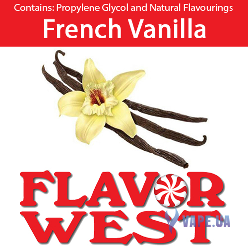 Ароматизатор FlavorWest French Vanilla (Французская ваниль), 10 мл.