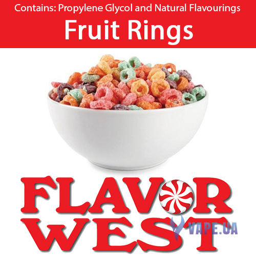 Ароматизатор FlavorWest Fruit Rings (Фруктовые кольца), 10 мл.