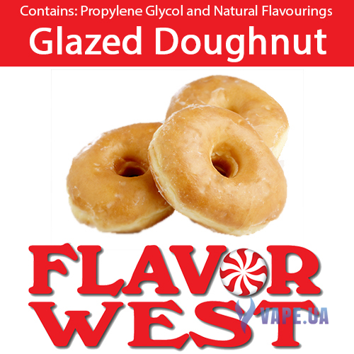 Ароматизатор FlavorWest Glazed Doughnut (Глазурованный пончик), 10 мл.