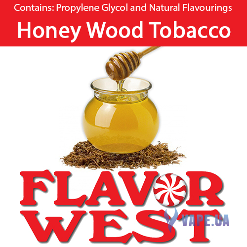Ароматизатор FlavorWest Honey Wood Tobacco (Табак с древесно-медовыми нотками), 5 мл.