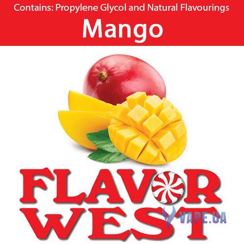 Ароматизатор FlavorWest Mango (Манго), 10 мл.