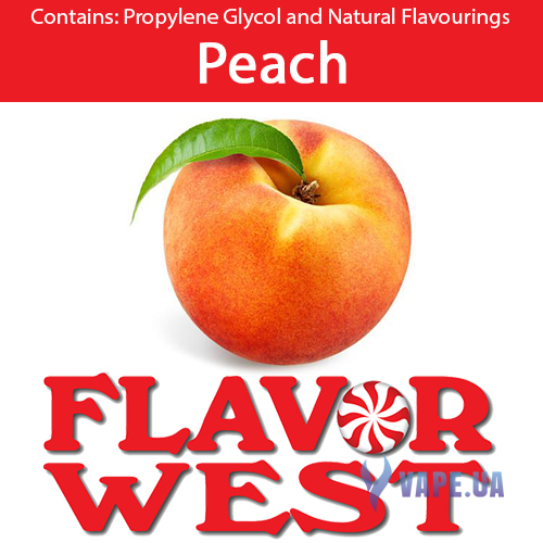 Ароматизатор FlavorWest Peach (Персик), 5 мл.