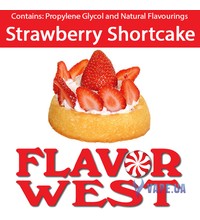 FlavorWest Strawberry Shortcake (Клубничный торт), 10 мл.