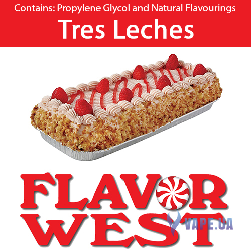 Ароматизатор FlavorWest Tres Leches (Бисквит с малиной), 5 мл.