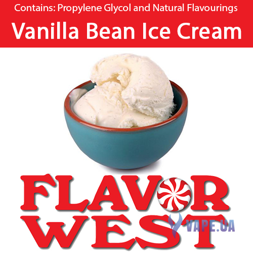 Ароматизатор FlavorWest Vanilla Bean Ice Cream (Ванильное мороженое), 10 мл.