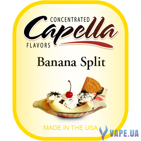 Ароматизатор Capella - Banana Split (Банановый Десерт), 120 мл.