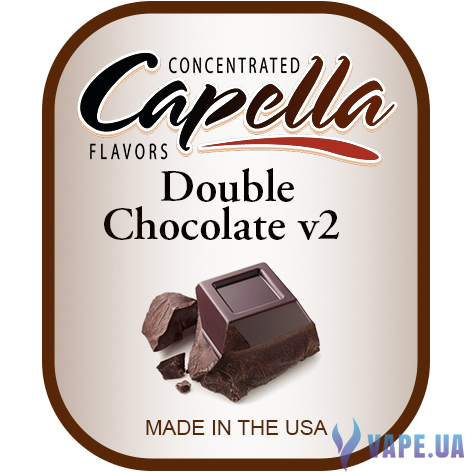 Ароматизатор Capella - Double Chocolate v2 (Двойной Шоколад), 120 мл.