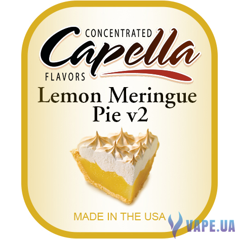 Ароматизатор Capella - Lemon Meringue Pie v2 (Лимонный Пирог), 120 мл.