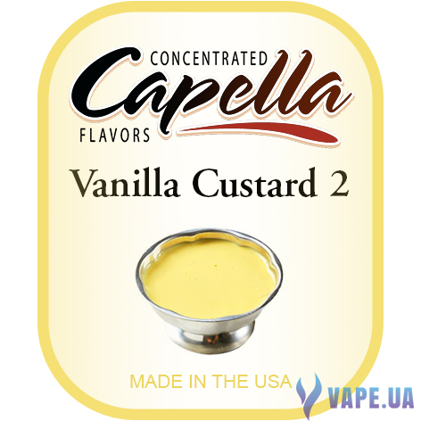 Ароматизатор Capella - Vanilla Custard (Ванильный Крем), 120 мл.
