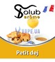 Ароматизатор Solub Arome - Petit dej (Жареный тост, покрытыт горьким апельсиновым джемом, пронизан кремом и кофе), 10 мл.