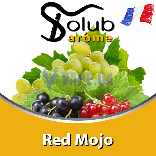 Ароматизатор Solub Arome - Red Mojo (Смесь белого винограда и смородины), 10 мл.