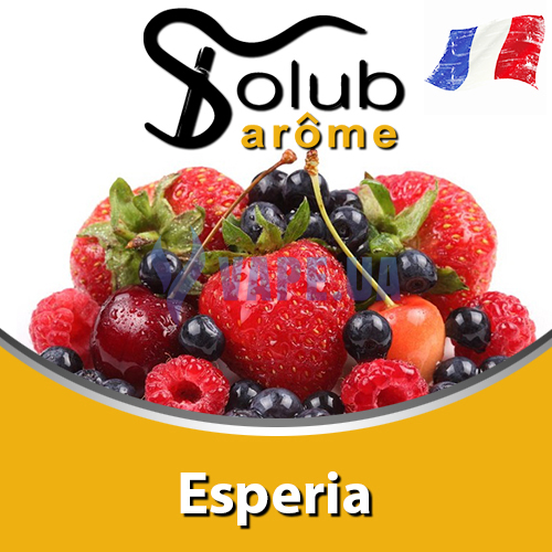 Ароматизатор Solub Arome - Esperia (Красные фрукты с преобладанием малины с анисовыми и лимонными нотами), 10 мл.