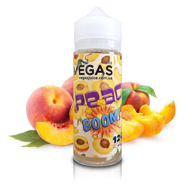 Жидкость Vegas MAX - Peach Boom, 120 мл.