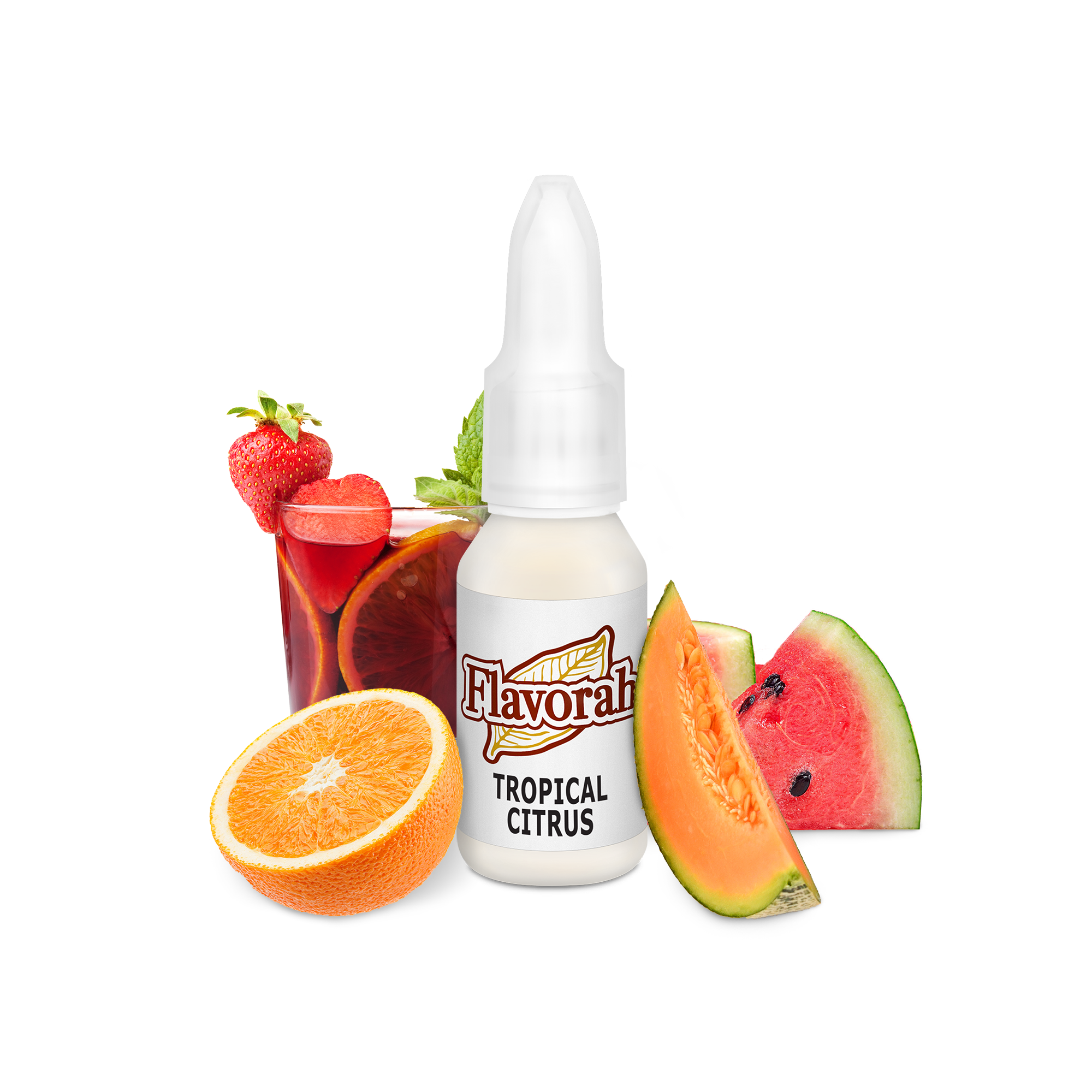 Ароматизатор Flavorah - Tropical Citrus (Тропические цитрусы), 15 мл.