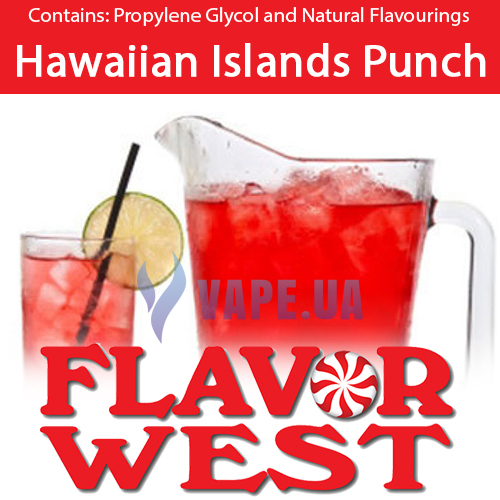 Ароматизатор FlavorWest Hawaiian Islands Punch (Гавайский пунш), 10 мл.