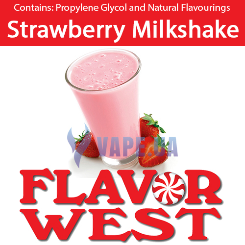 Ароматизатор FlavorWest Strawberry Milkshake (Клубничный милкшейк), 10 мл.