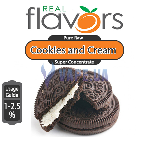 Ароматизатор Real Flavors (SC) - Cookies and Cream (Печенье и крем), 10 мл.