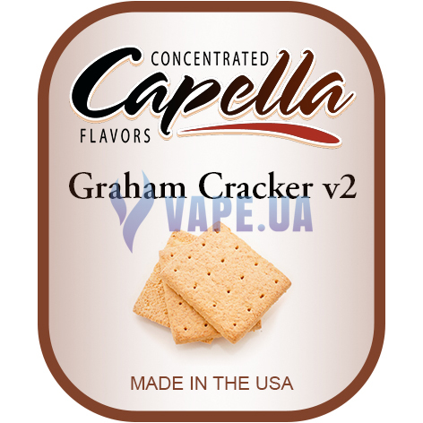 Ароматизатор Capella - Graham Cracker V2 (Грахам крекер), 120 мл.