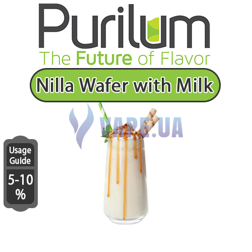 Ароматизатор Purilum - Nilla Wafer with Milk (Ванильные вафли и молок), 10 мл.