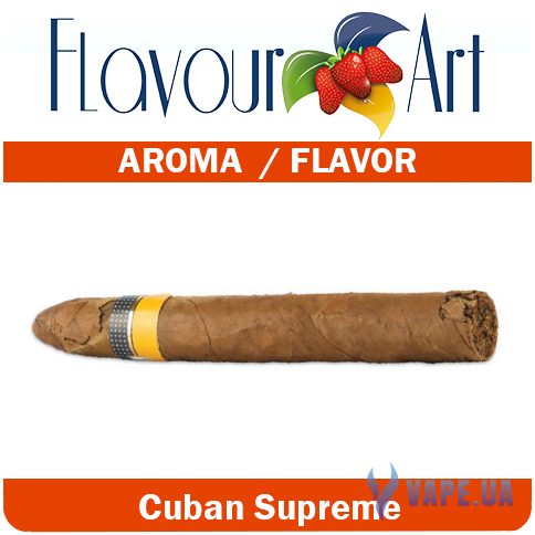 Ароматизатор FlavourArt Cuban Supreme (Кубинский табак), 50 мл.