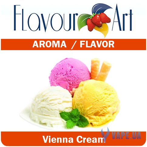 Ароматизатор FlavourArt Vienna Cream (Ванильный крем), 100 мл.