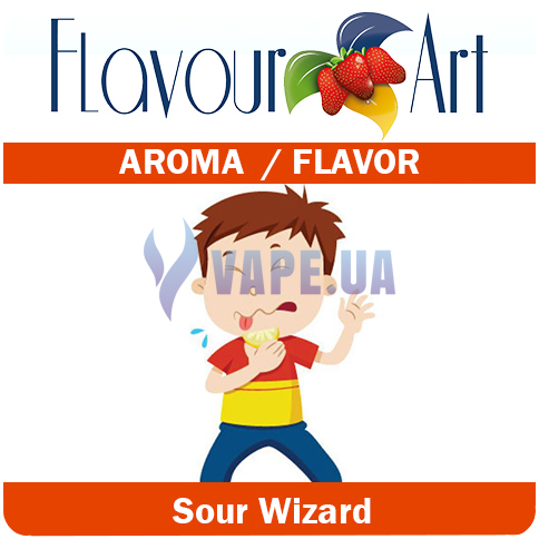 Ароматизатор FlavourArt Sour Wizard (Подкислитель), 100 мл.