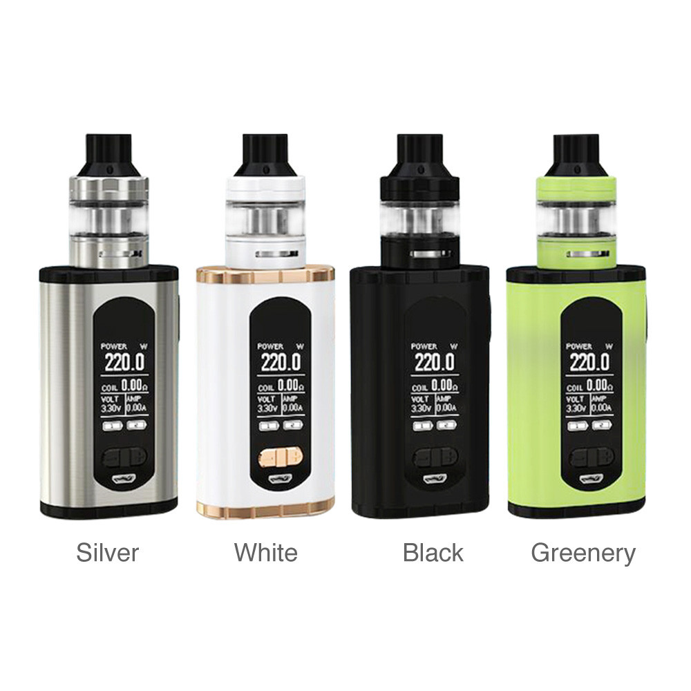 Девайс Eleaf Invoke 220W with ELLO T Kit - Стартовый набор. Оригинал Серебристый