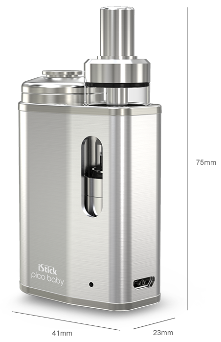 Девайс Eleaf iStick Pico Baby Kit - Стартовый набор. Оригинал Серебристый