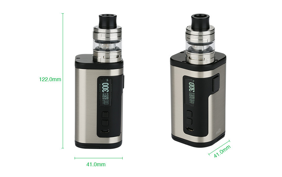 Девайс Eleaf iStick Tria 300W with ELLO S Kit - Стартовый набор. Оригинал Серебристый