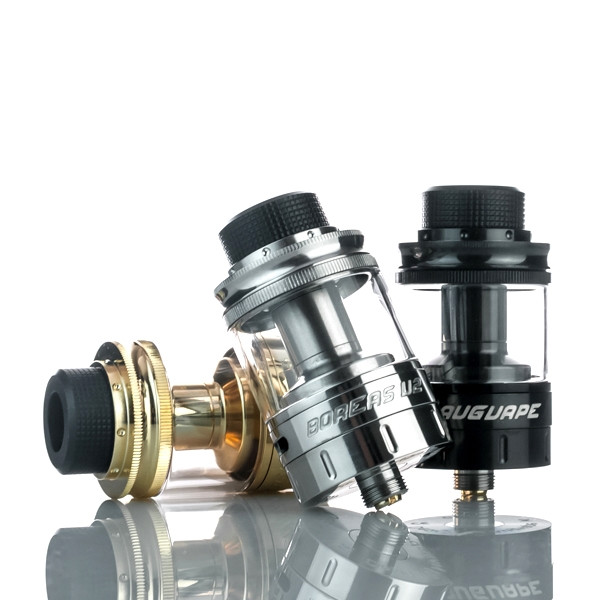 Картриджы Augvape Boreas V2 RTA - Атомайзер для электронной сигареты. Оригинал. Серебристый