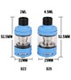 Картриджы Eleaf Melo 4 (D22) - Атомайзер для электронной сигареты. Оригинал. Черный