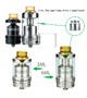 Картриджы GeekVape  Ammit Dual Coil RTA - Атомайзер для электронной сигареты. Оригинал  Синий