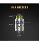 Картриджы GeekVape  Blitzen RTA - Атомайзер для электронной сигареты. Оригинал. Черный