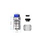 Картриджы Vandy Vape Kensei 24 RTA - Атомайзер для электронной сигареты. Оригинал. Серебристый