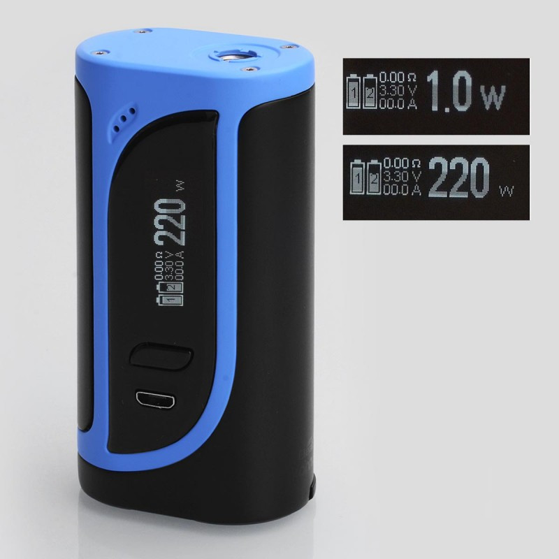 Девайс Eleaf iKonn 220W - Батарейный блок для электронной сигареты. Оригинал Синий Черный