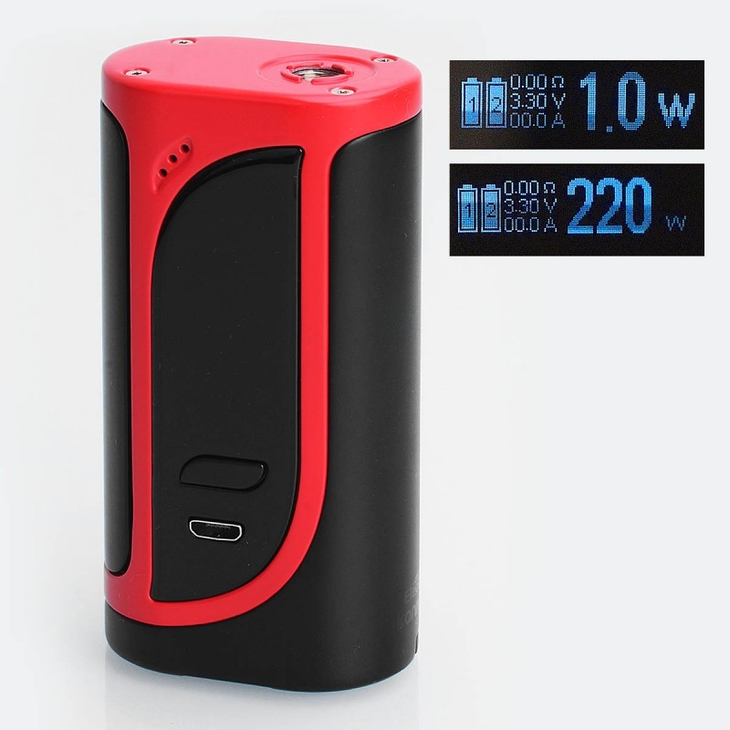 Девайс Eleaf iKonn 220W - Батарейный блок для электронной сигареты. Оригинал Красный Черный
