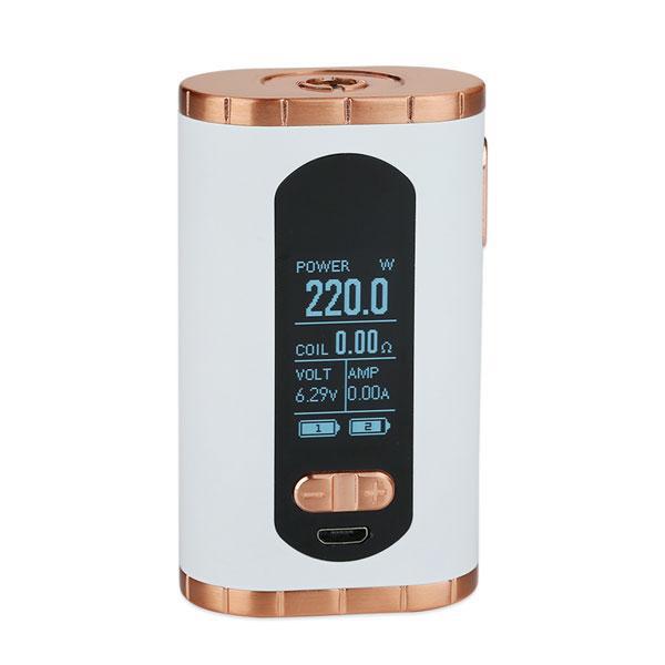 Девайс Eleaf Invoke 220W TC - Батарейный блок для электронной сигареты. Оригинал Белый
