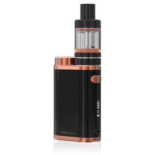 Девайс Eleaf iStick Pico 75W TC - Батарейный блок для электронной сигареты. Оригинал Eleaf, Черный Бронзовый