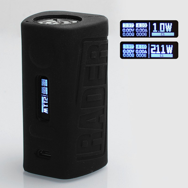 Девайс Hugo Vapor Boxer Rader 211W TC - Батарейный блок для электронной сигареты. Оригинал Черный