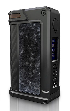 Девайс Lost Vape Paranormal DNA250C TC - Батарейный блок для электронной сигареты. Оригинал Gun Metal, Грушевый+Карбон