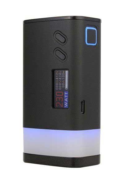 Девайс Sigelei Fuchai GLO 230W - Батарейный блок для электронной сигареты. Оригинал Черный