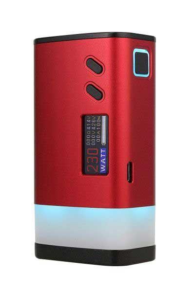 Девайс Sigelei Fuchai GLO 230W - Батарейный блок для электронной сигареты. Оригинал Красный